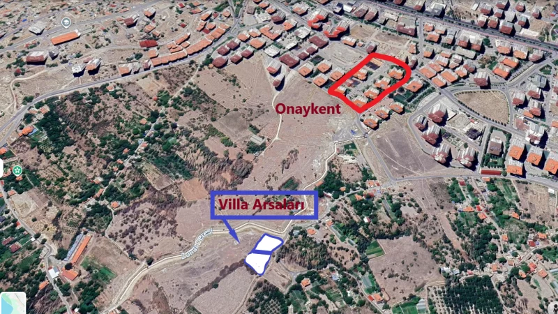 Kayardı bağlarında villa yapmaya uygun arsa